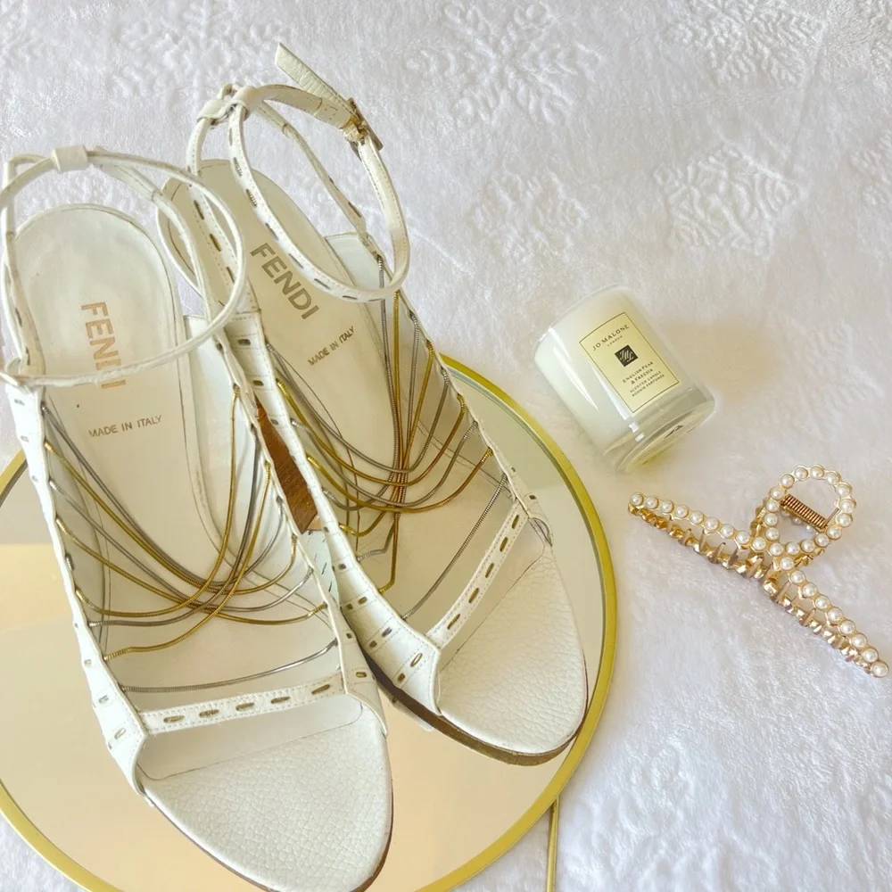 Fendi slingback heels - Picture 2 of 6